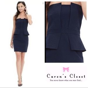 🍌 NWT Banana Republic Navy Strapless Dress